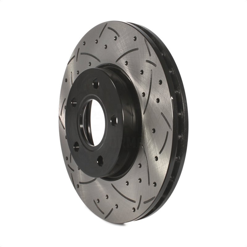 DS-One | Coated Slotted Drilled Disc Brake Rotor - Front - C-Max / Focus 2.0L / 1.0T 2012-2018