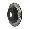DS-One | Coated Slotted Drilled Disc Brake Rotor - Rear - Fusion / MKZ Hybrid 2013-2020