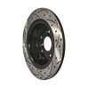 DS-One | Coated Slotted Drilled Disc Brake Rotor - Rear - Fusion / MKZ Hybrid 2013-2020