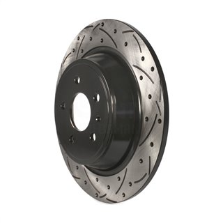 DS-One | Coated Slotted Drilled Disc Brake Rotor - Rear - Ford / Lincoln 2013-2020