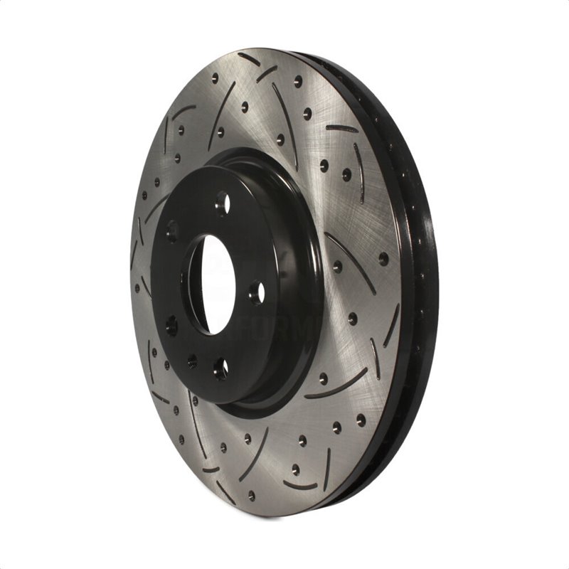 DS-One | Coated Slotted Drilled Disc Brake Rotor - Front - Fusion / MKZ Hybrid 2013-2020 DS-One Brake Rotors