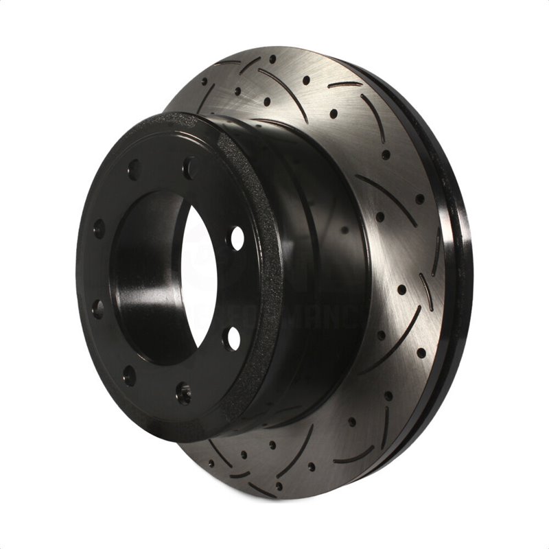 DS-One | Coated Slotted Drilled Disc Brake Rotor - Rear - F-250 / F-350 2013-2022 DS-One Brake Rotors