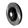 DS-One | Coated Slotted Drilled Disc Brake Rotor - Front - Mustang 2.3T / 5.0L 2015-2022