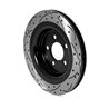 DS-One | Coated Slotted Drilled Disc Brake Rotor - Rear - Mustang 2.3T / 5.0L / 5.2L 2015-2022