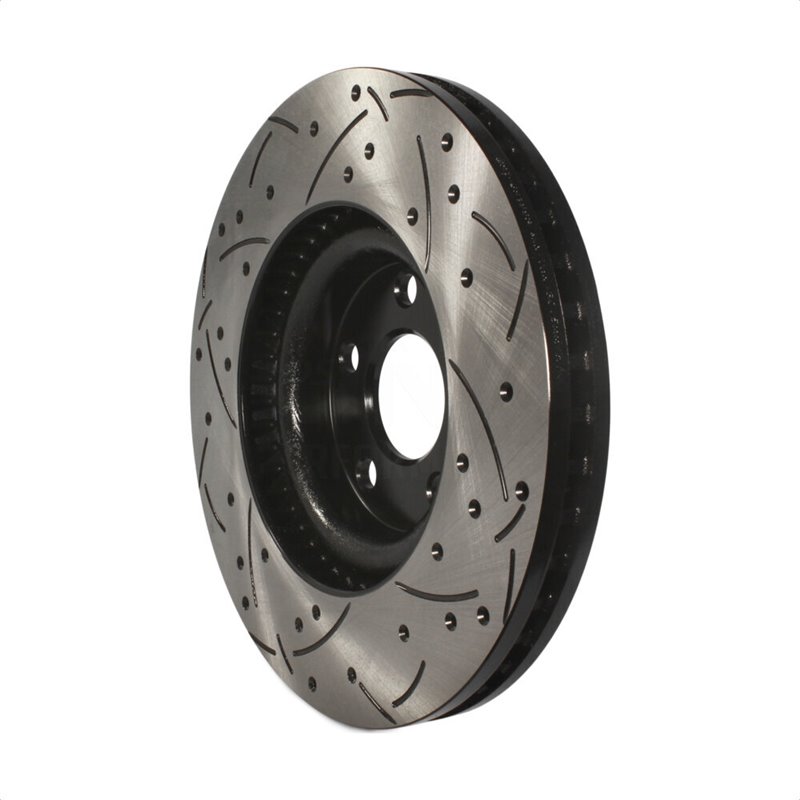 DS-One | Coated Slotted Drilled Disc Brake Rotor - Front - Edge / Continental 2015-2022 DS-One Brake Rotors