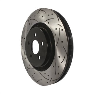 DS-One | Coated Slotted Drilled Disc Brake Rotor - Front - Ford / Lincoln 2015-2023 DS-One Brake Rotors