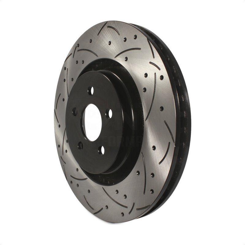 DS-One | Coated Slotted Drilled Disc Brake Rotor - Front - Ford / Lincoln 2015-2023 DS-One Brake Rotors