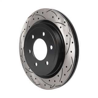 DS-One | Coated Slotted Drilled Disc Brake Rotor - Rear - Expedition / F-150 / Navigator 2018-2021
