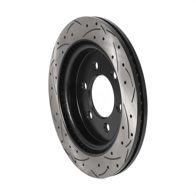 DS-One | Coated Slotted Drilled Disc Brake Rotor - Rear - Expedition / F-150 / Navigator 2018-2021