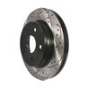 DS-One | Coated Slotted Drilled Disc Brake Rotor - Front - Aspen / Durango / Ram 2002-2021