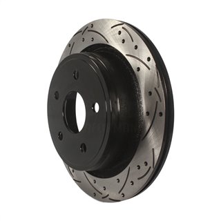 DS-One | Coated Slotted Drilled Disc Brake Rotor - Rear - Aspen / Durango / Ram 2002-2021 DS-One Brake Rotors
