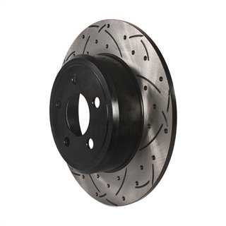 DS-One | Coated Slotted Drilled Disc Brake Rotor - Rear - Chrysler / Dodge 2005-2022