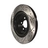 DS-One | Coated Slotted Drilled Disc Brake Rotor - Rear - Charger / Pursuit / Magnum 2006-2022