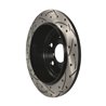DS-One | Coated Slotted Drilled Disc Brake Rotor - Rear - Wrangler (JK) 3.6L / 3.8L 2007-2018