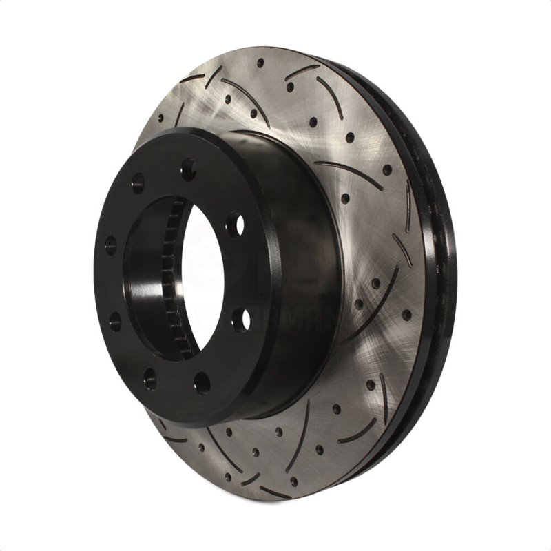 DS-One | Coated Slotted Drilled Disc Brake Rotor - Front - Ram 1500 / 2500 / 3500 2009-2022