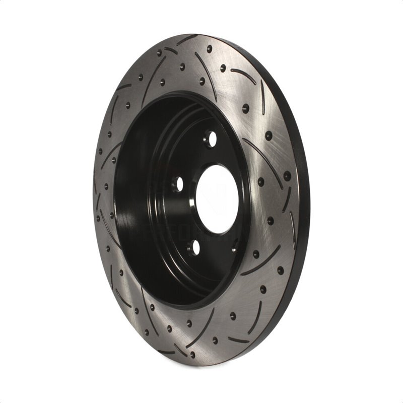 DS-One | Coated Slotted Drilled Disc Brake Rotor - Rear - Durango / Grand Cherokee 2011-2020