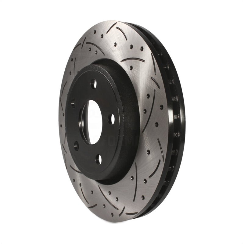 DS-One | Coated Slotted Drilled Disc Brake Rotor - Front - Durango / Grand Cherokee 2011-2020 DS-One Brake Rotors