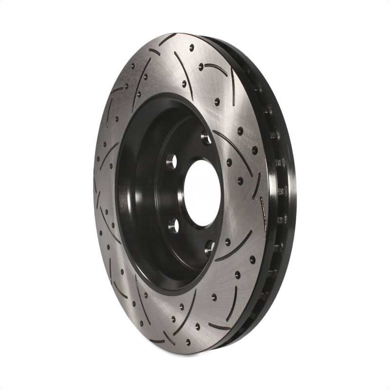 DS-One | Coated Slotted Drilled Disc Brake Rotor - Front - Durango / Grand Cherokee 2011-2020 DS-One Brake Rotors