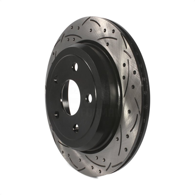 DS-One | Coated Slotted Drilled Disc Brake Rotor - Rear - Durango / Grand Cherokee 2011-2022 DS-One Brake Rotors