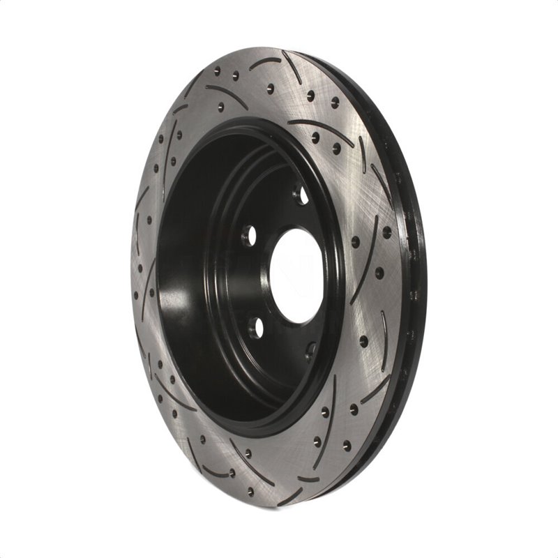 DS-One | Coated Slotted Drilled Disc Brake Rotor - Rear - Durango / Grand Cherokee 2011-2022 DS-One Brake Rotors