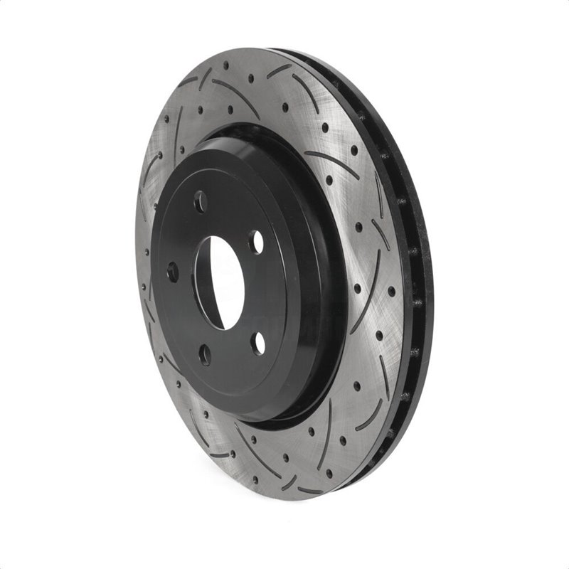 DS-One | Coated Slotted Drilled Disc Brake Rotor - Rear - Durango / Grand Cherokee 2012-2021 DS-One Brake Rotors