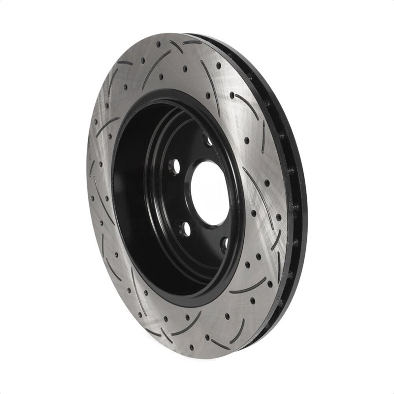 DS-One | Coated Slotted Drilled Disc Brake Rotor - Rear - Durango / Grand Cherokee 2012-2021 DS-One Brake Rotors
