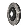 DS-One | Coated Slotted Drilled Disc Brake Rotor - Front - Chrysler / Dodge / Volkswagen 2012-2023