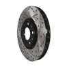 DS-One | Coated Slotted Drilled Disc Brake Rotor - Front - Chrysler / Dodge / Fiat / Jeep 2013-2022