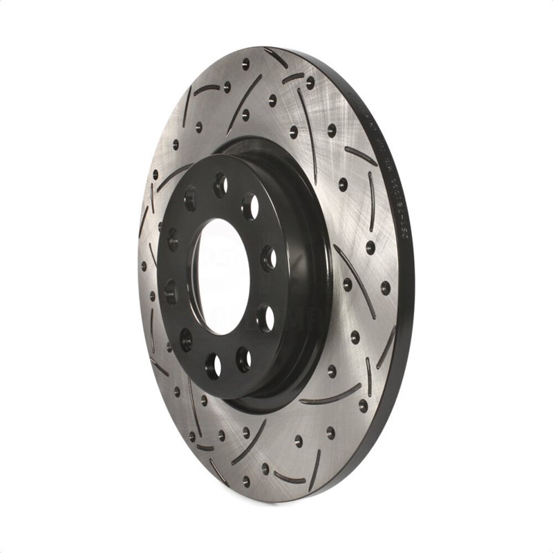DS-One | Coated Slotted Drilled Disc Brake Rotor - Rear - 200 / Cherokee 2014-2021 DS-One Brake Rotors