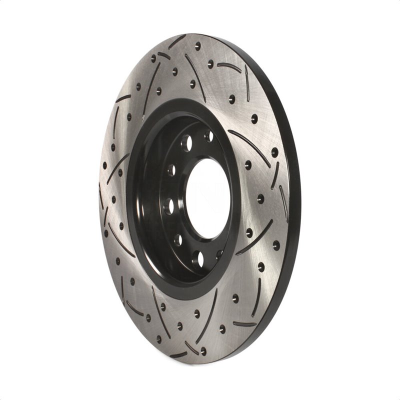 DS-One | Coated Slotted Drilled Disc Brake Rotor - Rear - 200 / Cherokee 2014-2021 DS-One Brake Rotors