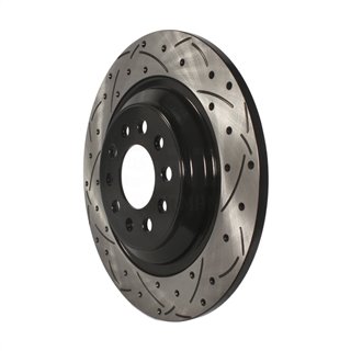 DS-One | Coated Slotted Drilled Disc Brake Rotor - Rear - Cherokee 2.0T / 2.4L / 3.2L 2014-2021