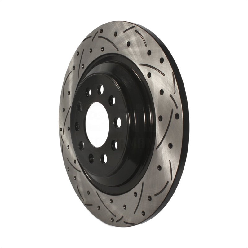 DS-One | Coated Slotted Drilled Disc Brake Rotor - Rear - Cherokee 2.0T / 2.4L / 3.2L 2014-2021