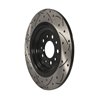 DS-One | Coated Slotted Drilled Disc Brake Rotor - Rear - Cherokee 2.0T / 2.4L / 3.2L 2014-2021