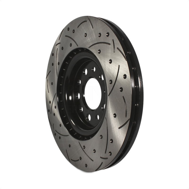 DS-One | Coated Slotted Drilled Disc Brake Rotor - Front - 200 / Cherokee 2014-2021