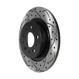 DS-One | Coated Slotted Drilled Disc Brake Rotor - Rear - 500L 1.4T 2014-2020 DS-One Brake Rotors