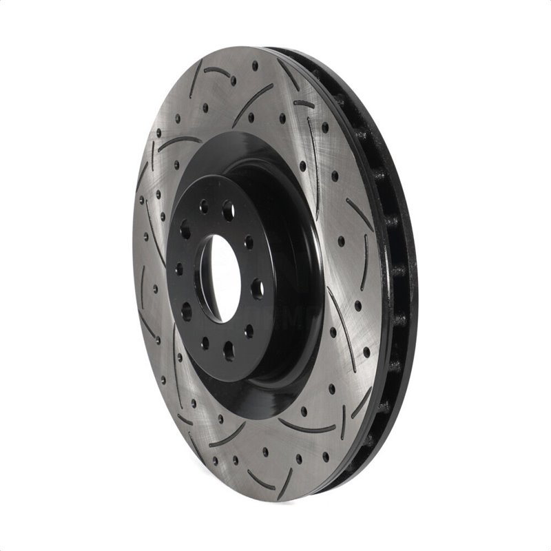 DS-One | Coated Slotted Drilled Disc Brake Rotor - Front - 500L 1.4T 2014-2020