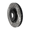 DS-One | Coated Slotted Drilled Disc Brake Rotor - Front - 500L 1.4T 2014-2020
