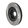 DS-One | Coated Slotted Drilled Disc Brake Rotor - Front - 500L 1.4T 2014-2020