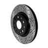 DS-One | Coated Slotted Drilled Disc Brake Rotor - Front - Wrangler (JL) 2018-2022
