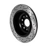 DS-One | Coated Slotted Drilled Disc Brake Rotor - Rear - Wrangler (JL) 2018-2022