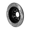 DS-One | Coated Slotted Drilled Disc Brake Rotor - Rear - Wrangler (JL) 2018-2022