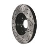 DS-One | Coated Slotted Drilled Disc Brake Rotor - Front - Acura / Honda 2000-2017