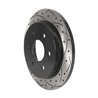 DS-One | Coated Slotted Drilled Disc Brake Rotor - Rear - QX56 / Armada / Titan 5.6L 2004-2019