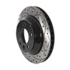 DS-One | Coated Slotted Drilled Disc Brake Rotor - Rear - Q7 / Cayenne / Touareg 2003-2018