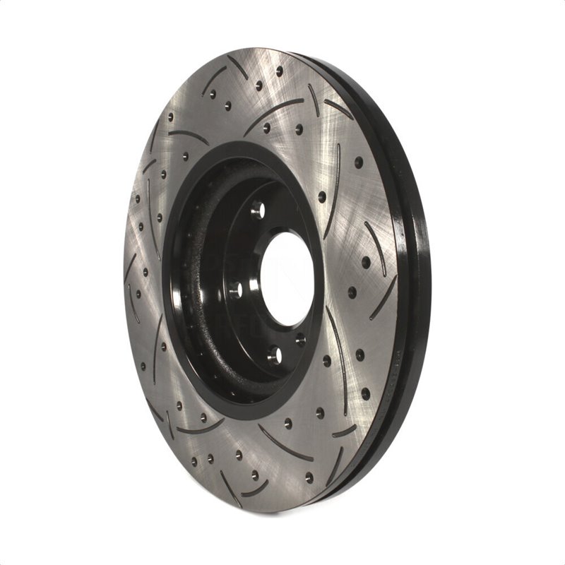 DS-One | Coated Slotted Drilled Disc Brake Rotor - Front - Infiniti / Nissan 2005-2023