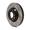 DS-One | Coated Slotted Drilled Disc Brake Rotor - Front Left - Q7 / 911 / Cayenne / Touareg 2003-2015