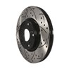 DS-One | Coated Slotted Drilled Disc Brake Rotor - Front - Acura / Honda 2.0L / 2.4L 2002-2015