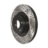 DS-One | Coated Slotted Drilled Disc Brake Rotor - Front - Saab / Scion / Subaru / Toyota 2000-2023