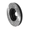 DS-One | Coated Slotted Drilled Disc Brake Rotor - Front - Forester / Legacy / Outback 2005-2018