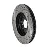 DS-One | Coated Slotted Drilled Disc Brake Rotor - Front - Frontier / Pathfinder / Xterra / Equator 2005-2023